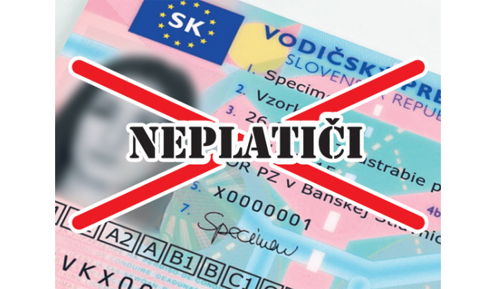  UPOZORNENIE PRE DAŇOVNÍKOV 