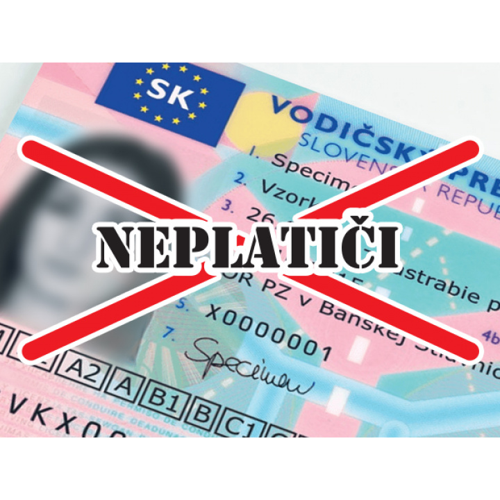  UPOZORNENIE PRE DAŇOVNÍKOV 