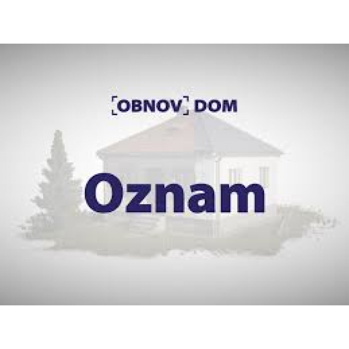 Upozornenie Obnov dom
